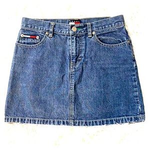 Vintage Tommy Jeans Denim Mini Skirt